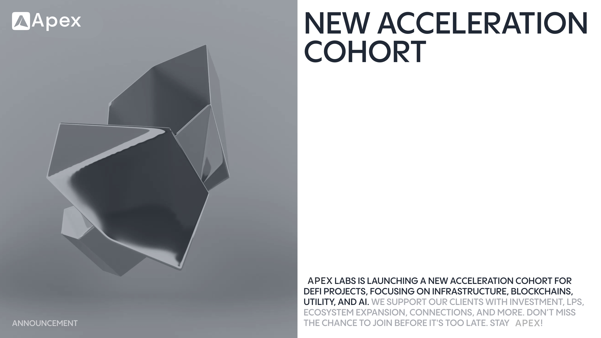 New Accelerator Cohort at Apex Accelerator